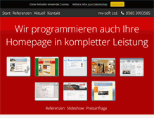 Tablet Screenshot of mv-soft.de